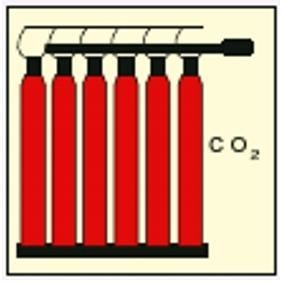Señales marítimas :  Bateria de CO2