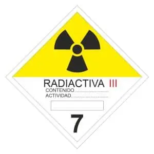 Etiqueta de mercancía peligrosa