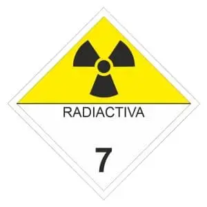 Etiquetas ADR radiación