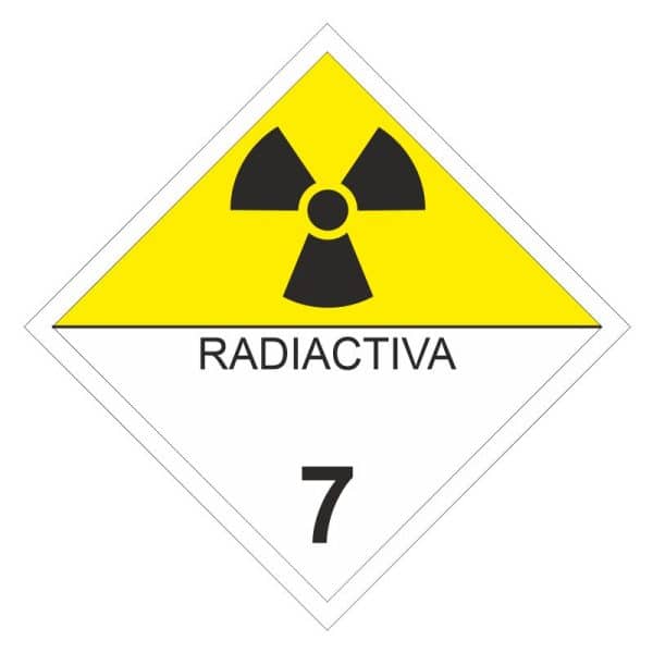 Etiquetas ADR radiación