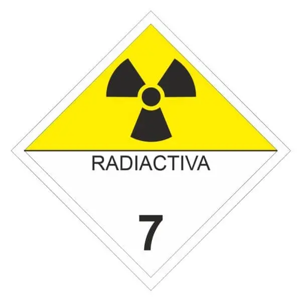 Etiquetas ADR radiación