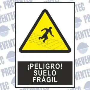Peligro suelo frágil