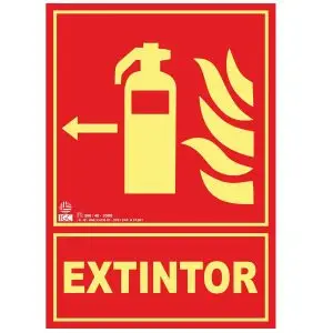 Señal de lucha contra incendios