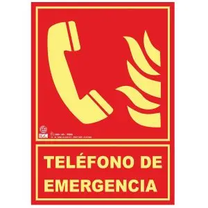 Señal teléfono de emergencia