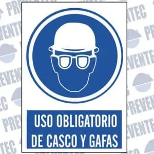 Uso obligatorio casco y gafas