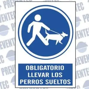 Obligatorio llevar los perros sujetos