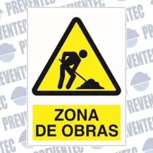 Señales de prevención de obras