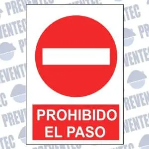 Señales de prohibición de seguridad
