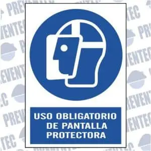 Uso obligatorio de pantalla protectora