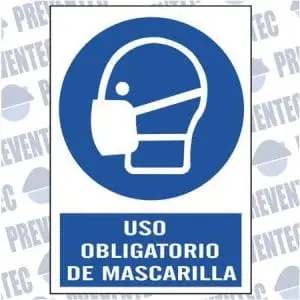 Señalización uso de mascarilla