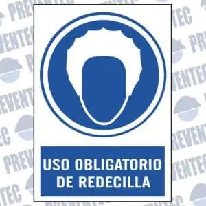 Señal uso obligatorio redecilla