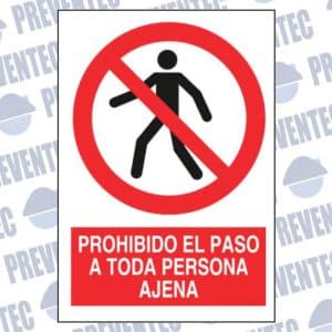 Señales prohibición riesgos laborales
