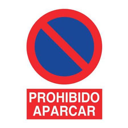 Señales de prevención :  Prohibido aparcar
