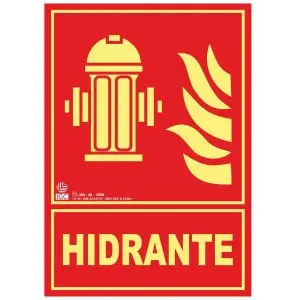 Señalización hidrante