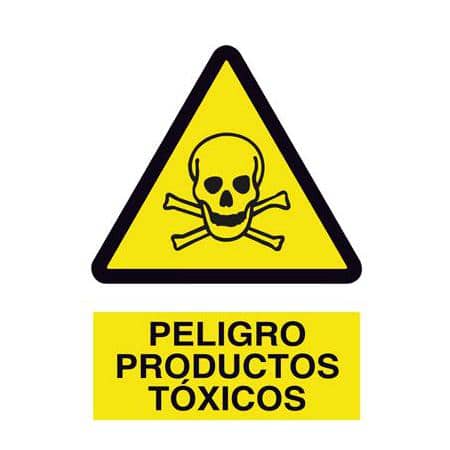Señales de seguridad : Peligro , productos tóxicos
