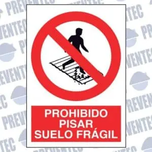 Prohibido pisar suelo frágil