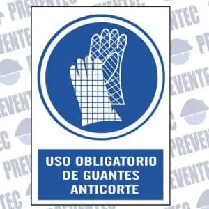 Uso obligatorio guantes anticorte