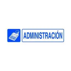 Señales informativas : Administración con pictograma