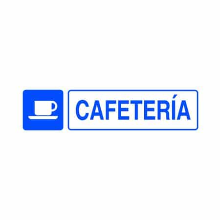 Señales informativas :  Cafetería