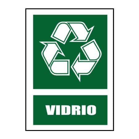 Señales de reciclaje  :  Vidrio