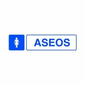Señales informtivas : Aseos mujer