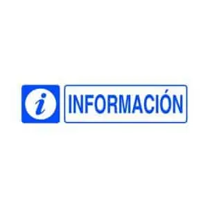 Señales informativas Información