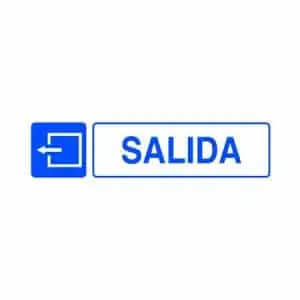 Señales informativas Salida