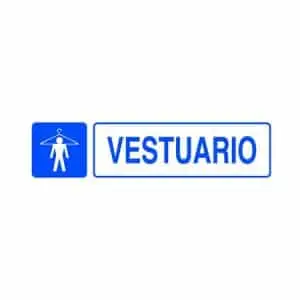 Señalizaciones informativas : Vestuario hombre