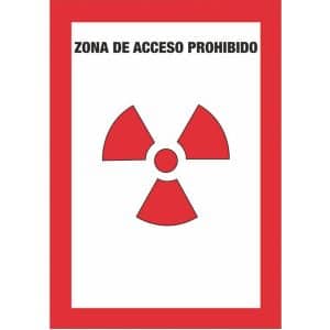 Señal zona de acceso prohibido