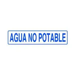 Señales informativas : Agua no potable