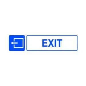Señales informativas en inglés : Exit