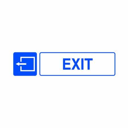 Señales informativas en inglés : Exit