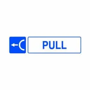 Señales informativas en inglés : Pull