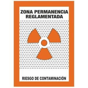 Señal de radiactividad
