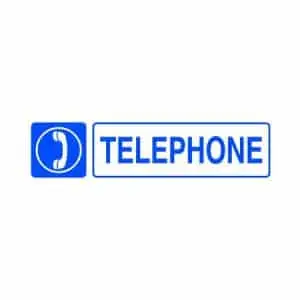 Señales informativas en inglés : Telephone