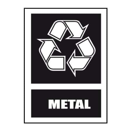 Señales de reciclaje : Metal