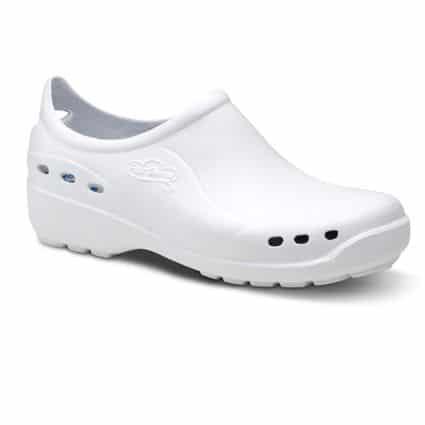 calzado sanitario cerrado shoes feliz caminar blanco