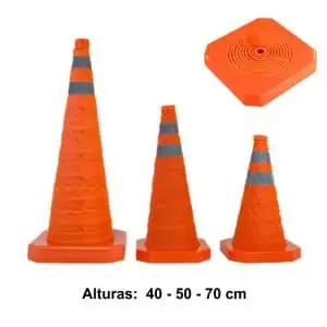 Conos plegables