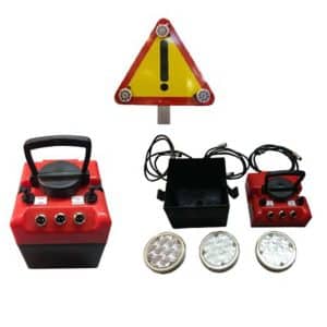 Triflash led para señales metálicas
