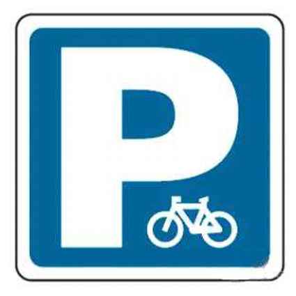 Estacionamiento reservado para bicicletas ( S-17 c )
