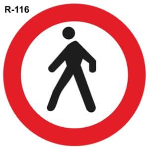 Entrada prohibida a peatones