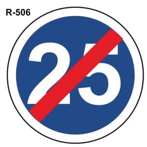 Fin velocidad mínima