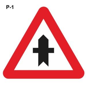 Intersección con prioridad