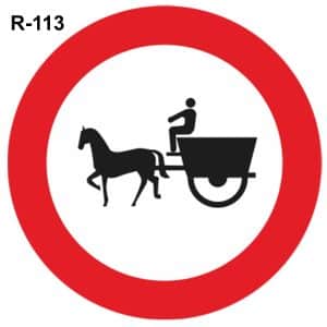 Prohibida la entrada a vehículos