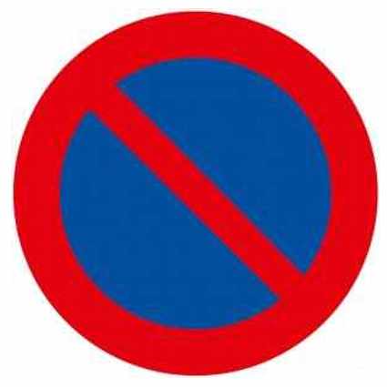 Señal prohibido estacionar – ( R-308 )