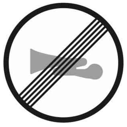 Fin de prohibición de advertencias acústicas ( R-505 )