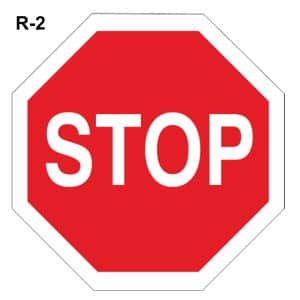 Señal de tráfico stop