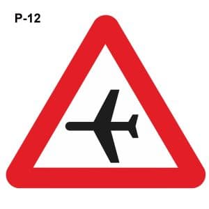 Señales de tráfico aeropuerto