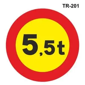 Señales de tráfico redondas