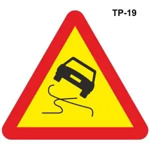 Señales de tráfico triangulares